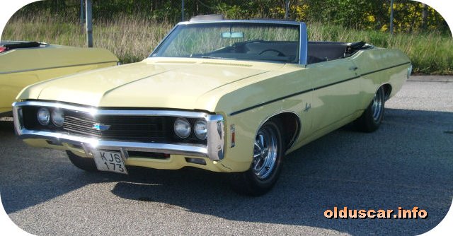 1969 Chevrolet Impala Convertible Coupe front